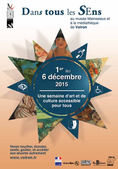 Une semaine d'art et de culture accessible pour tous au musée Mainssieux du 1er au 6 décembre 2015.